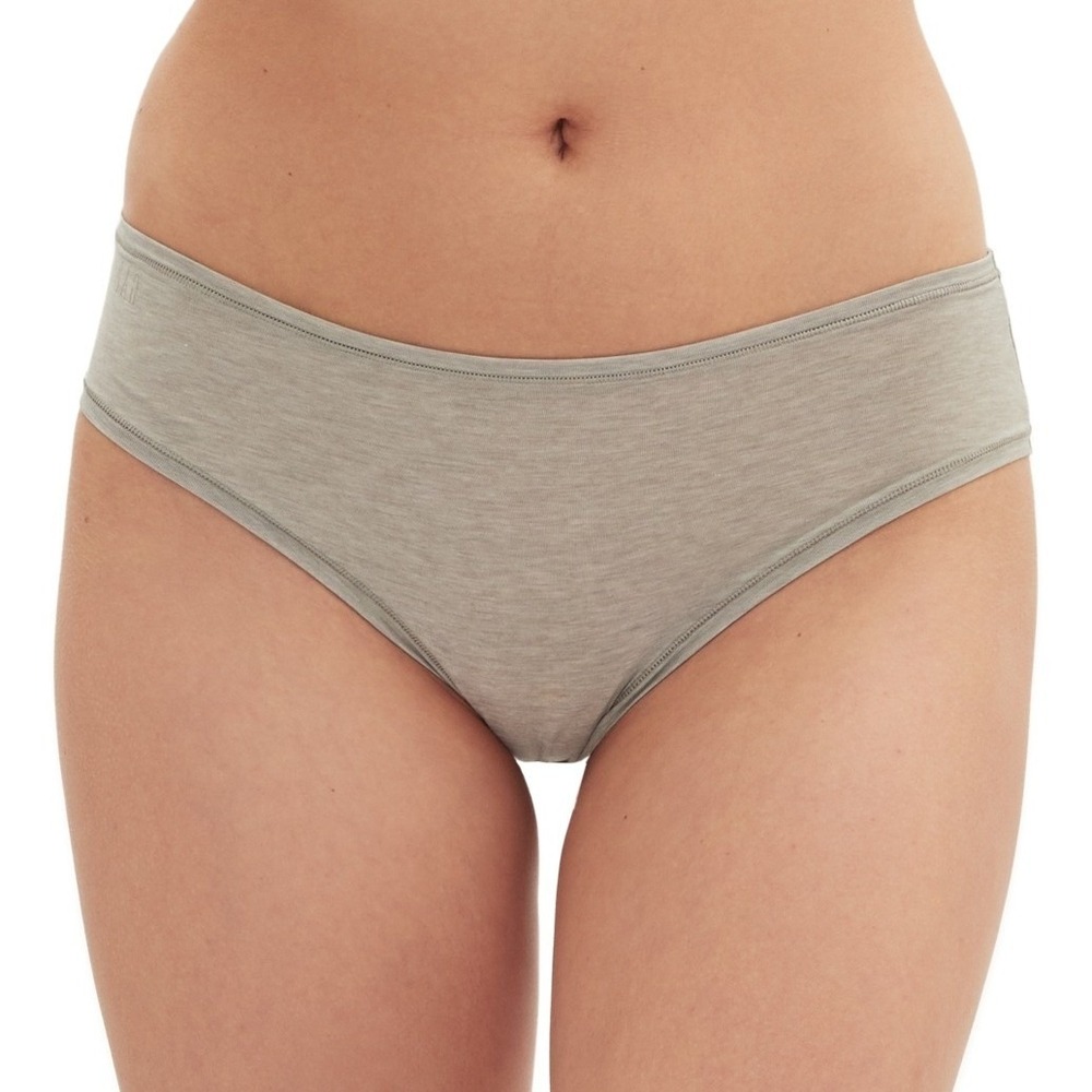 GapBody Women Breathe Hipster Panty Gray Large Heathered Lingerie Underwear NWT